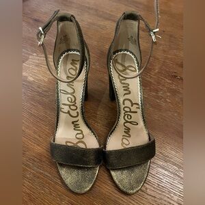 Sam Edelman Metallic Gold Heels
